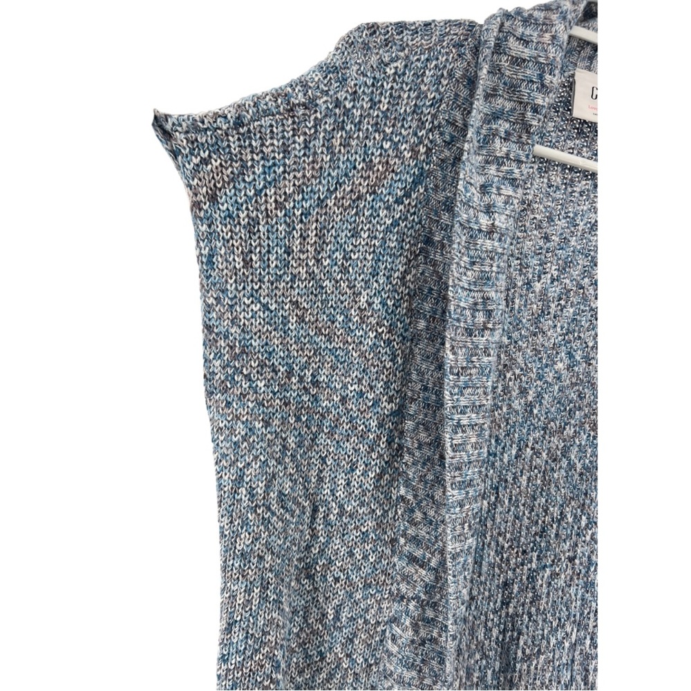 Cabi Love Carol sleeveless open front cardigan duster M fall festival winter - Picture 2 of 7